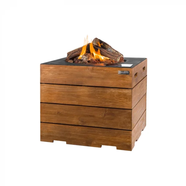 Lounge & Dining Kvadratisk Gaspejs Ildbord - Teak